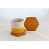 The Hex Cork Coasters  - Set of 4